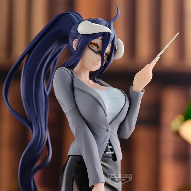 Оригинальная BANDAI Banpresto Overlord Albedo сексуальная униформа учителя ПВХ аниме-фигурки