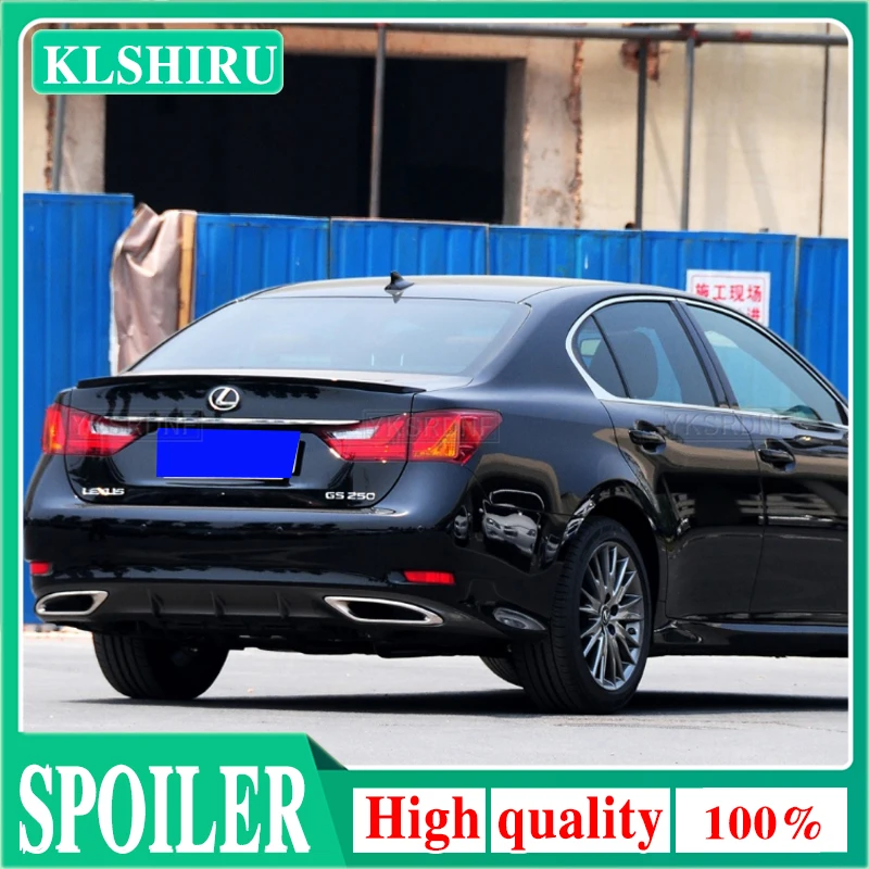 Car Spoiler For LEXUS GS 2013 2014 2015 2016 ABS Material Car Tail Wing Decoration Rear Trunk Spoiler for GS300 GS350