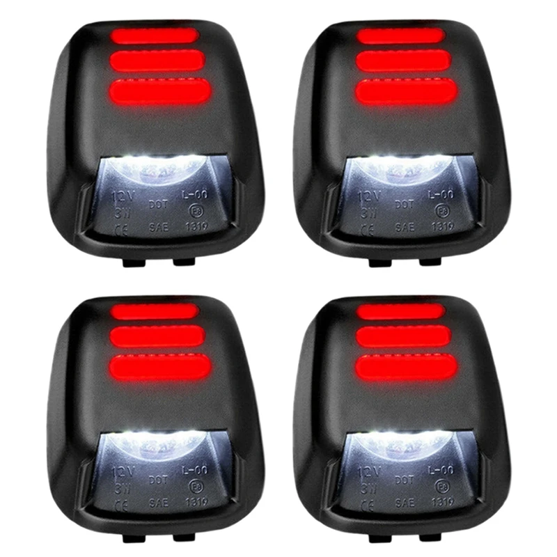 

2X Car LED License Plate Lights Rear Light Waterproof Taillamp For Nissan Navara D40 Frontier Titan 2007-2016