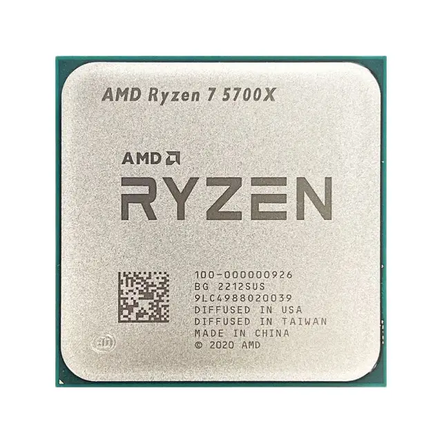 AMD Ryzen 7 5700X R7 5700X 3.4 GHz Eight-Core 16-Thread CPU Processor 7NM L3=32M 100-000000926 Socket AM4 New but without cooler 2