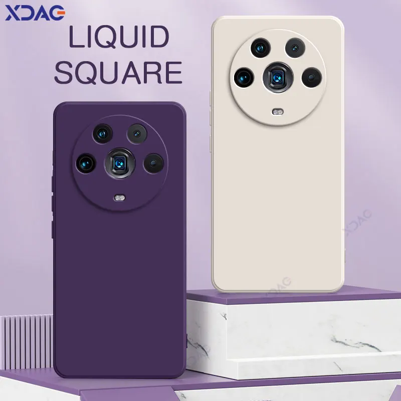 Чехлы для мобильных телефонов Honor Magic 4 Magic4 Ultimate 5G роскошный квадратный жидкий