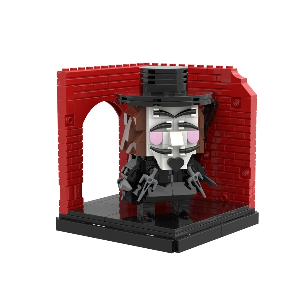 Фото Набор строительных блоков MOC V for Vendetta, 294 детали, модель маски антигероя Гая Фокса, игрушка из кирпичиков, подарок для взрослых №3