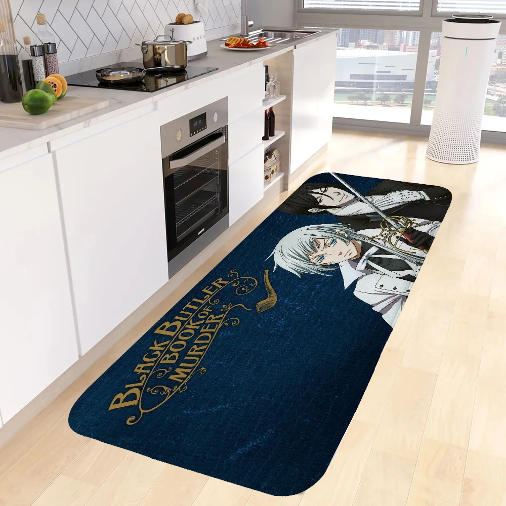 B-черный Замшевый Коврик Для Ванной Противоскользящий Дверной В Современном