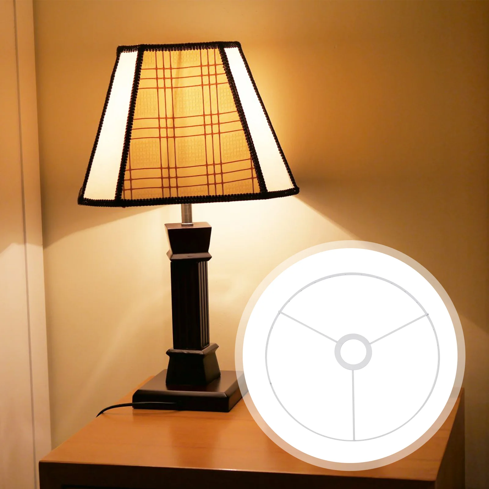 

Lamp Shade Ring 1-layer 28cm Iron Wire Lamp Shade Diy Ring Lamp Shade Supply