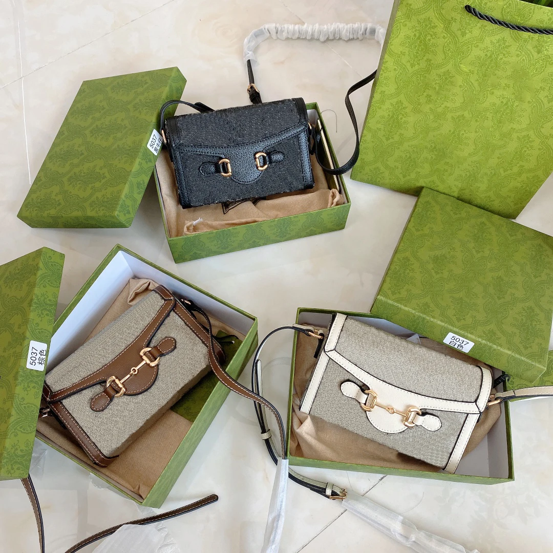 

Womens Horsebit 1955 Small Shoulder Bag Designers Mini Canvas Crossbody Bags Messenger Handbags Beige Ebony Wallet Purse