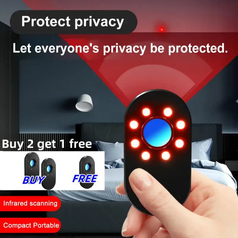 

Anti-Peeping Detector Portable Mini Multifunctional Infrared Detector Hotel Infrared Anti-Surveillance Anti-Candid Camera