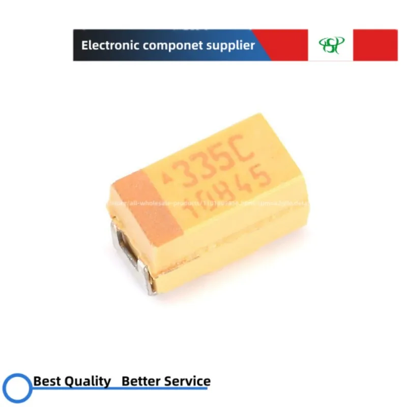 

10 шт., Конденсатор тантала 3,3 UF 335 16V 25V 35V 50V A B C D 3216 3528 6032 7343 10% SMD 335C 335E 335V 335T