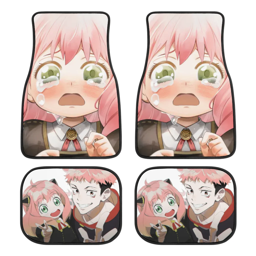 Универсальный комплект из 4 предметов с принтом аниме Spy X Family Anya передний/задний