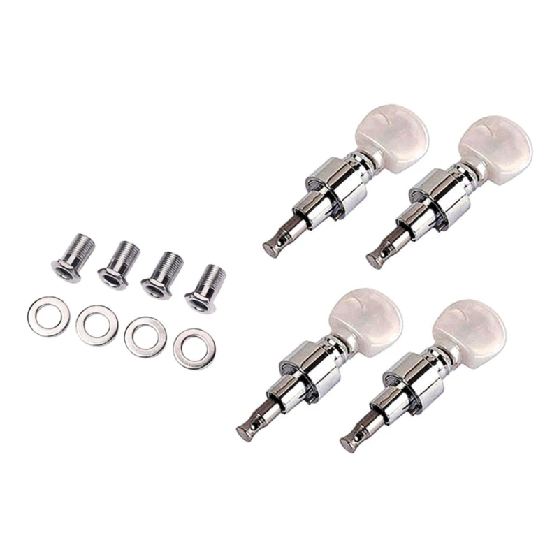 

B36F 4Pcs Banjo Machine Head Tuning Tuner Peg Banjo Banjo Tuning Pegs Replacements