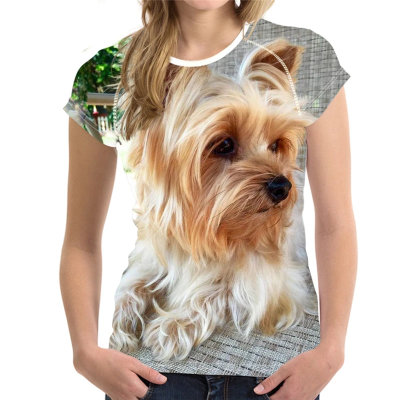 

Fashion cute animal dog 3d print summer t shirt o neck short sleeve ladies oversized t shirt colthing t top XXS-6XL