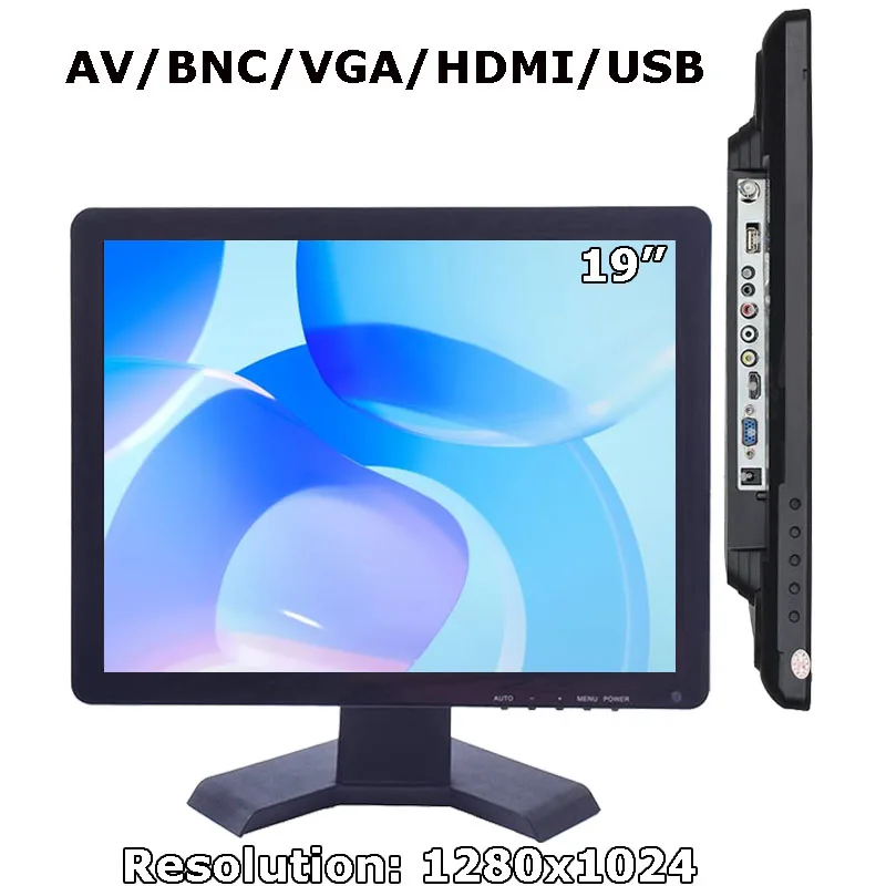 19 &quot1280x1024 POS сенсорный экран VGA HDMI компьютерный монитор настольный
