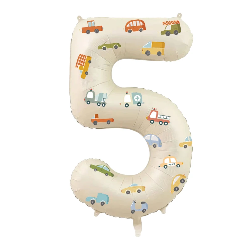 Фольгированные шары с номерами для праздника