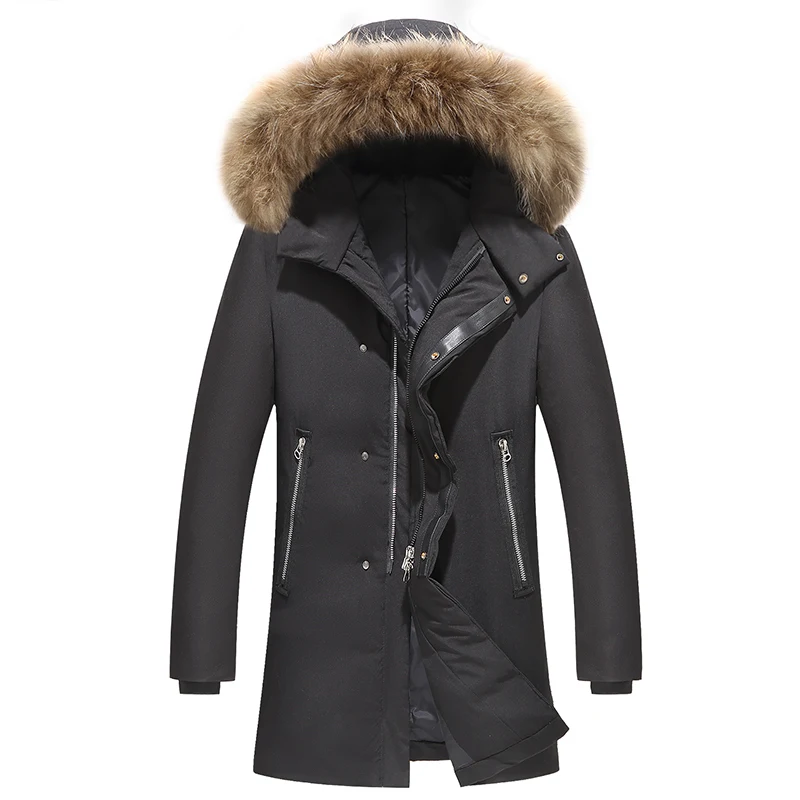 90%Duck Down Jackets Coats Men Down Jacket Brand Clothing Casual Winter Jacket Thickening Parkas Men Zippers Duck Down Jacket 23