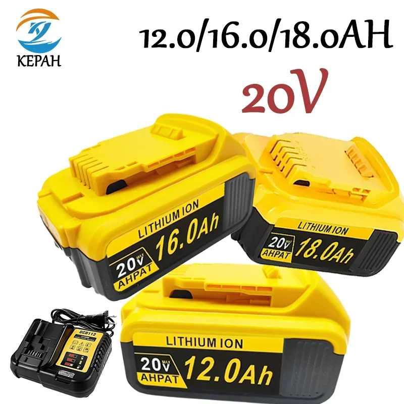 Аккумулятор 12000 мАч для электроинструмента Dewalt DCB206 20 В 18 0 Ач