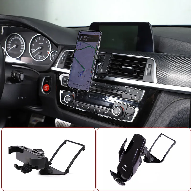 

For BMW 1 2 3 4 series 2013-19 Car Air Outlet Mobile Phone Navigation Bracket Wireless Charging Mobile Phone Bracket Accessories