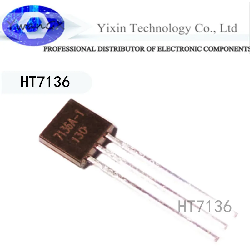 

20pcs new ht7136 ht7136 7136a-1 TO-92 three terminal voltage stabilizing chip