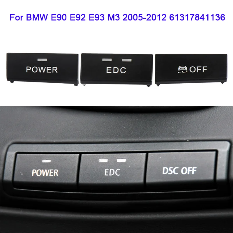 

Center Console Switch Repair Button CAP Cover Power EDC DSC for BMW E90 E92 E93 M3 2005-2012 61317841136