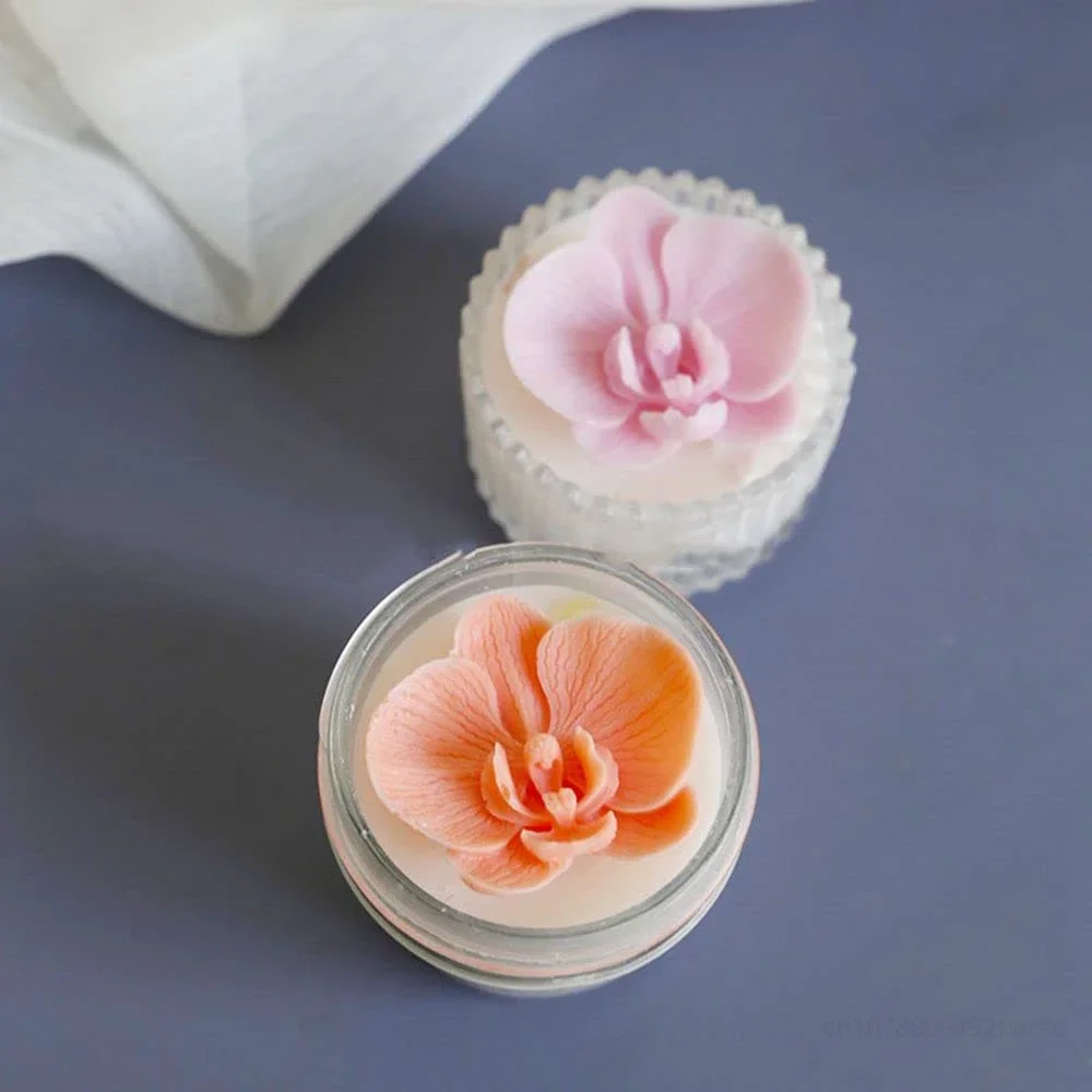 3D силиконовые формы для мыла в форме бабочки и орхидеи форма помадки креативные