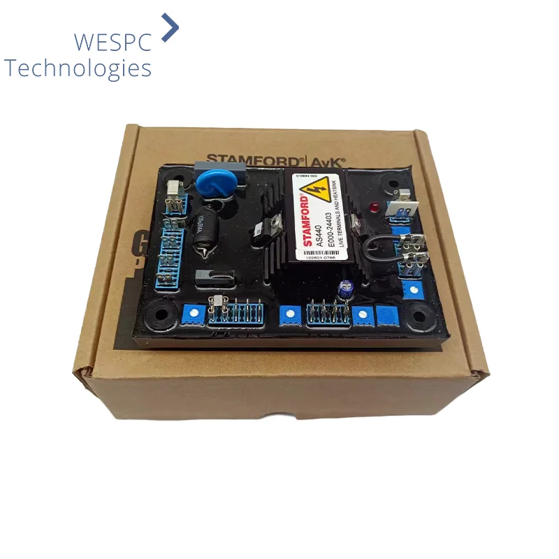 Оригинальный автоматический регулятор напряжения Stamford AVR AS440 мощность 500 кВт