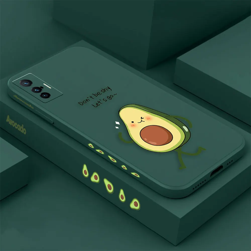 

Avocado Family Phone Case For VIVO X90 X80 X70 X60 X50 X30 X27 X23 X21S X21I X70T X60T X51 X21IA PRO PLUS 4G 5G Cover Funda Capa