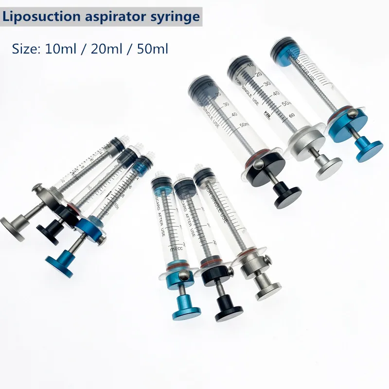 Liposuction aspirator kit fat harvesting transplantation kit 10mL 20ML 50ML fat transfer tools liposuction Tools