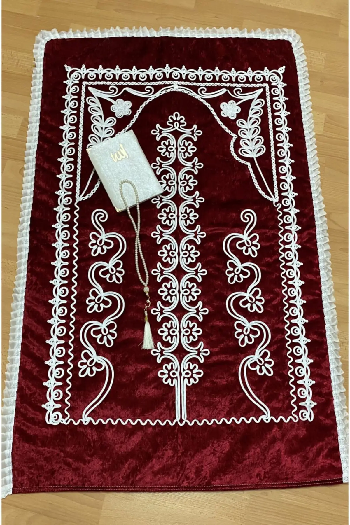 

Бархатный красный Seccade 3 шт. dowel Bohça свадебный набор для жениха 70x120 Современный без бахромы ковер и коврик для дома