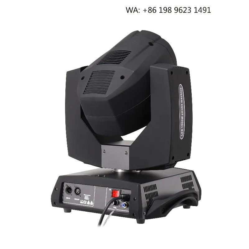 Фото Светодиодный RGB-генератор тумана 1600 Вт с ЖК-дисплеем, 16 каналов DMX512, многоцветное сценическое дымовое оборудование для свадеб, ночных клубов, вечеринок и живых выступлений №2
