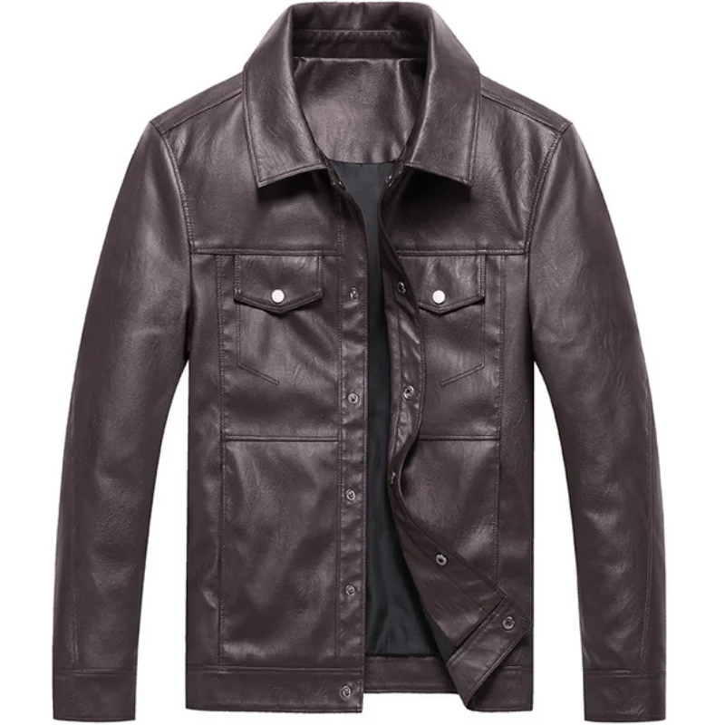 Весенне-осеннее тонкое стильное пальто с карманами и отложным воротником