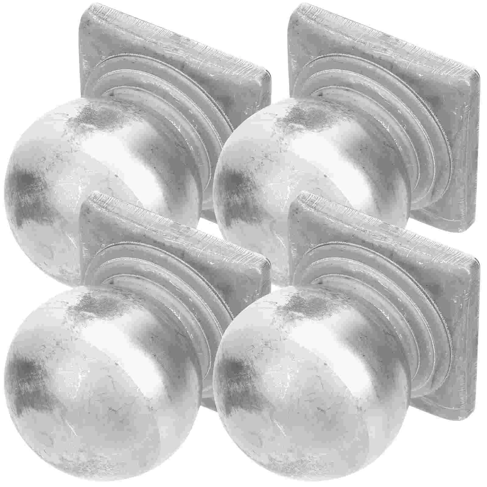 4 шт. колпачки для столба солнечного света крышка Newel железный лист купольные