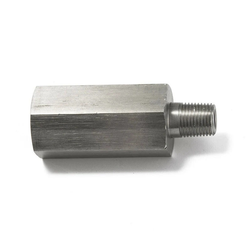 

Universal Stainless Steel Oil Pressure Oxygen Senso Connector 1/8 NPT And 1/8BSPT Fitting Feed Line Gaug Adapter