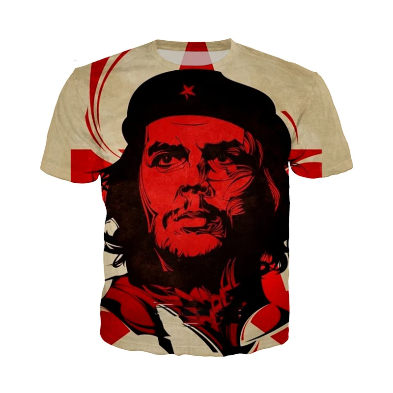 

Che Guevara Graffiti T Shirt Men Women Custom 3d Print T-Shirt Summer Anime Streetwear Casual Oversized Tee Shirt Homme