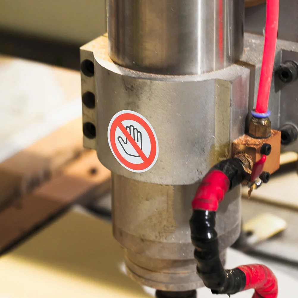 5-листые предупреждающие знаки пожалуйста не прикасайтесь к наклеек