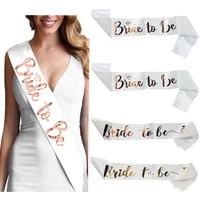 bride to be sash wedding decorations bridal shower team bride to be satin sash bachelorette party hen party decorations supplies