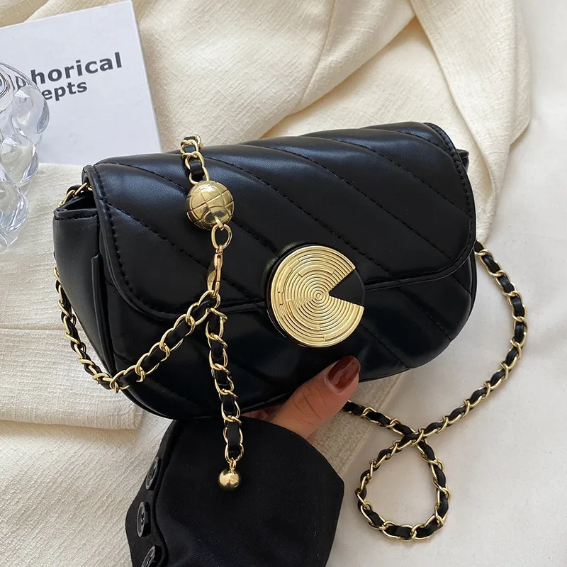 

2022 New Ladies Rhombus Shoulder Bag Fashion Trendy Net Red Rhombus Chain Handbag High Quality Casual Messenger Bag Women's Bag