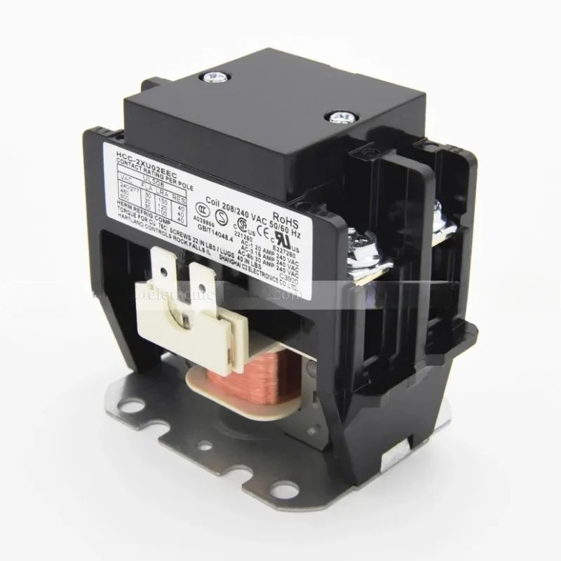 Фото HCC-2XU02EEC 208 В-240 В сценическая фритюрница JUSTA биполярный A-ir кондиционер тепловой пупс 30 А контактор переменного тока №2