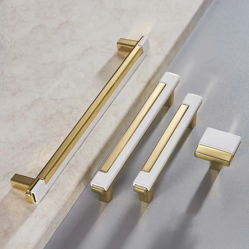

Kitchen Cabinet Door Handle Light Luxury Bedside Table Drawer Handle Single Hole Modern Minimalist Nordic Cabinet Handle Knobs