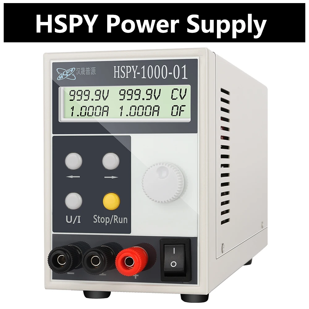 220 В HSPY источник питания 1000 в А 1 а Цифровой Постоянный ток лабораторный переключатель Регулируемый Настольный программируемый переключатель питания