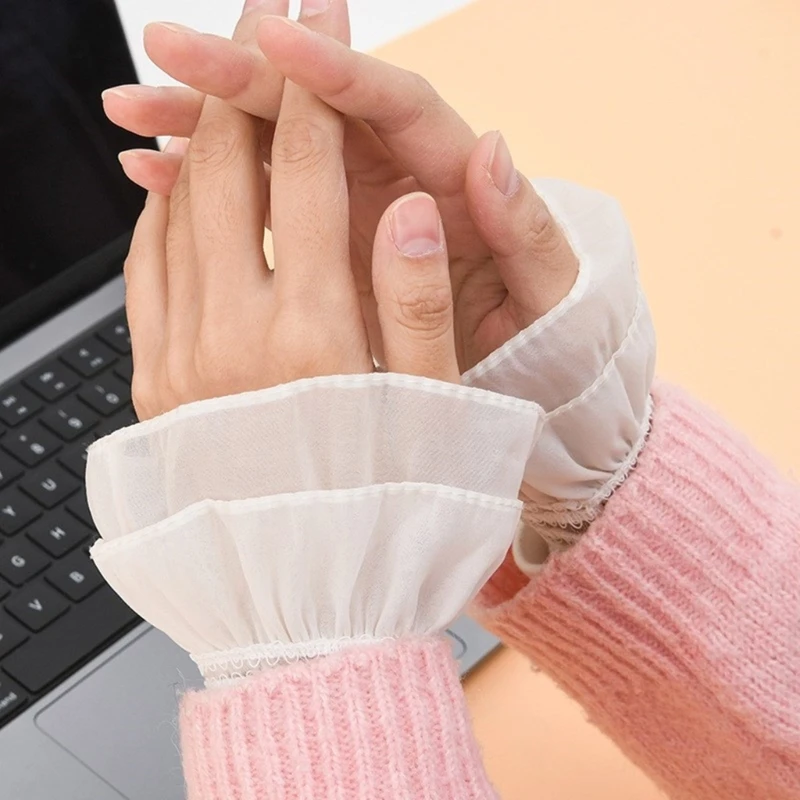 Новый стиль наручные манжеты для девочек съемная милая рубашка-юбка