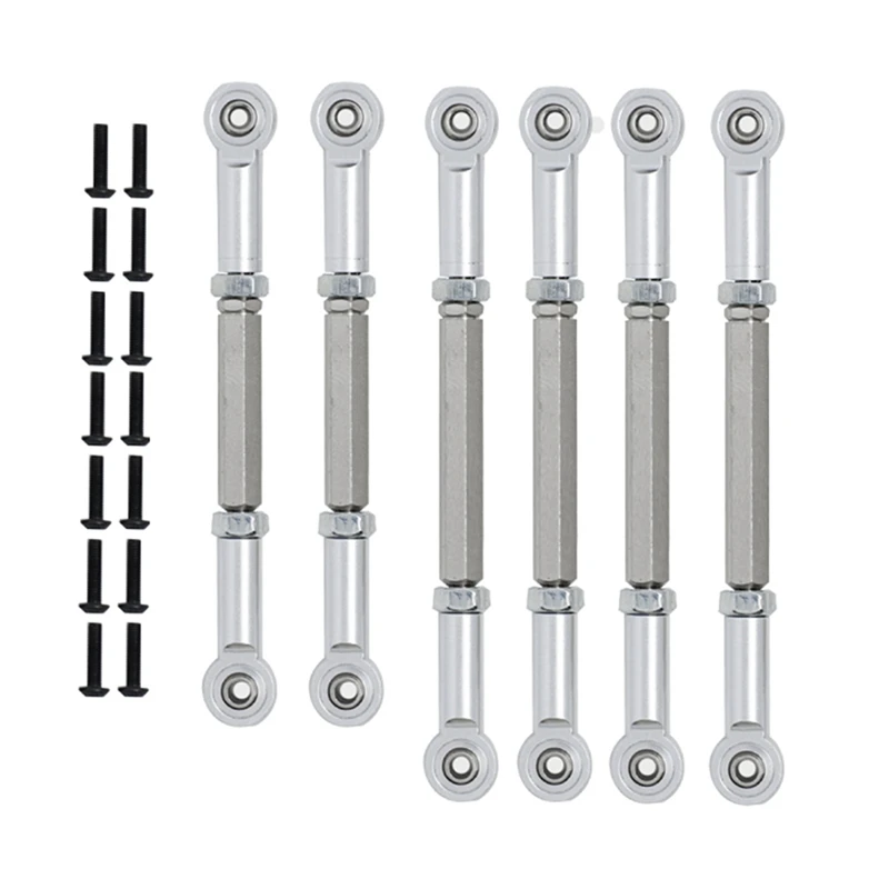 

6Pcs Pull Rod Link Rod Set For 1/10 ECX 2WD Series Ruckus Torment Axe Brutus Circuit AMP RC Car Upgrade Parts