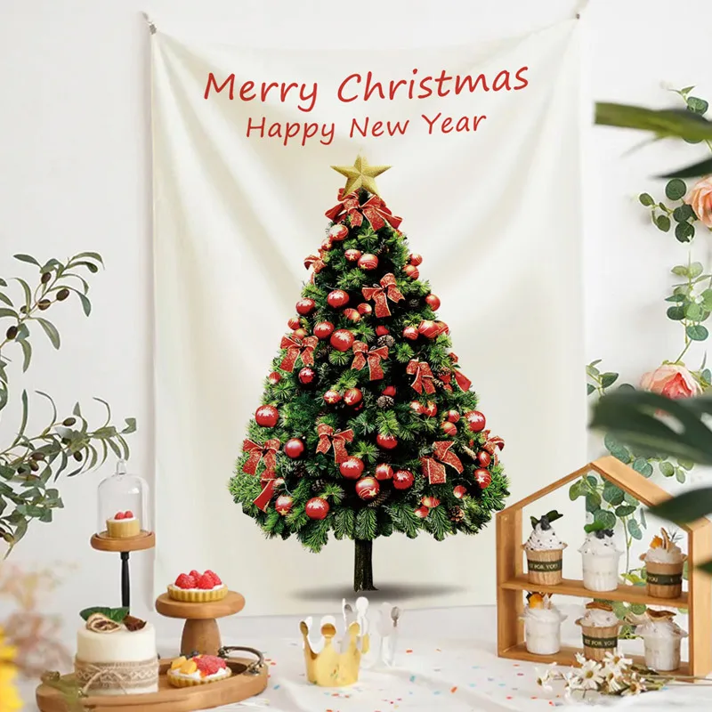 Рождественская фотография украшение для оформления гостиной кровати общежития