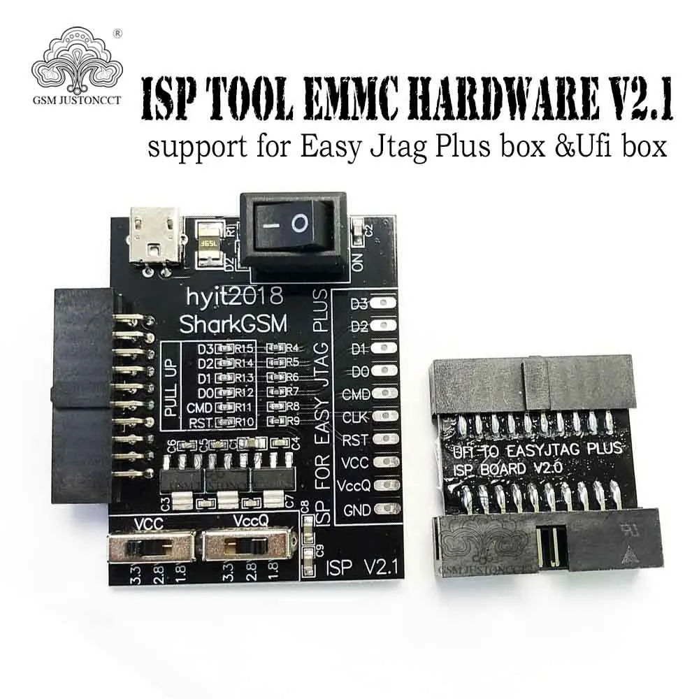 2022 новый инструмент ISP eMMC аппаратное обеспечение поддержка easy -jtag Plus Box и UFi |
