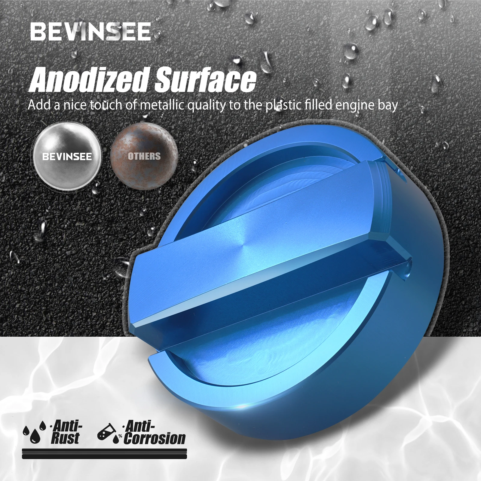 Крышка заливной горловины моторного масла BEVINSEE для BMW E90 E91 E92 E36 E39 E46 E60 E87 F20 X1 X3 X5 Z3 Z4