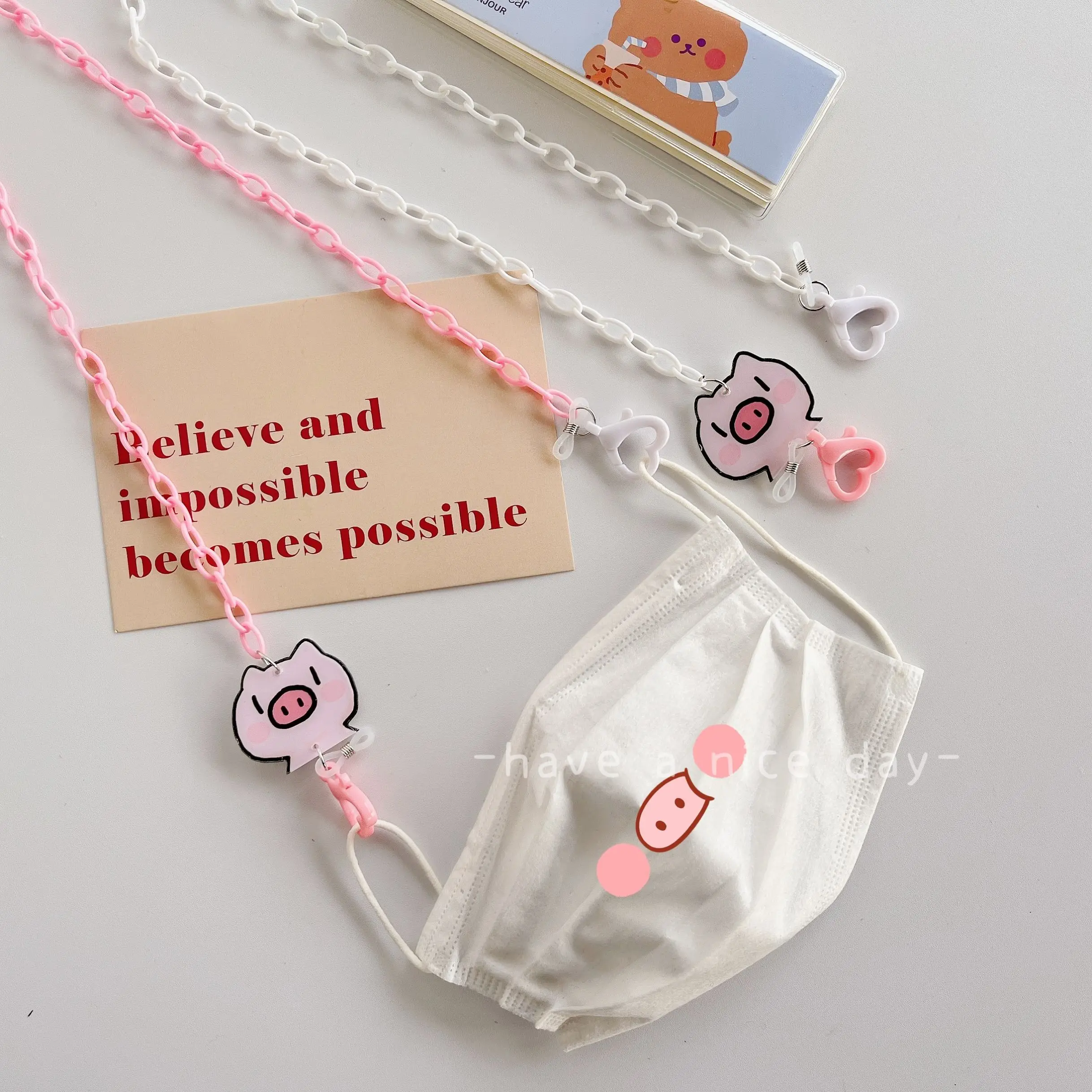 

Новый стиль милые забавные мультяшные очки со шнурком