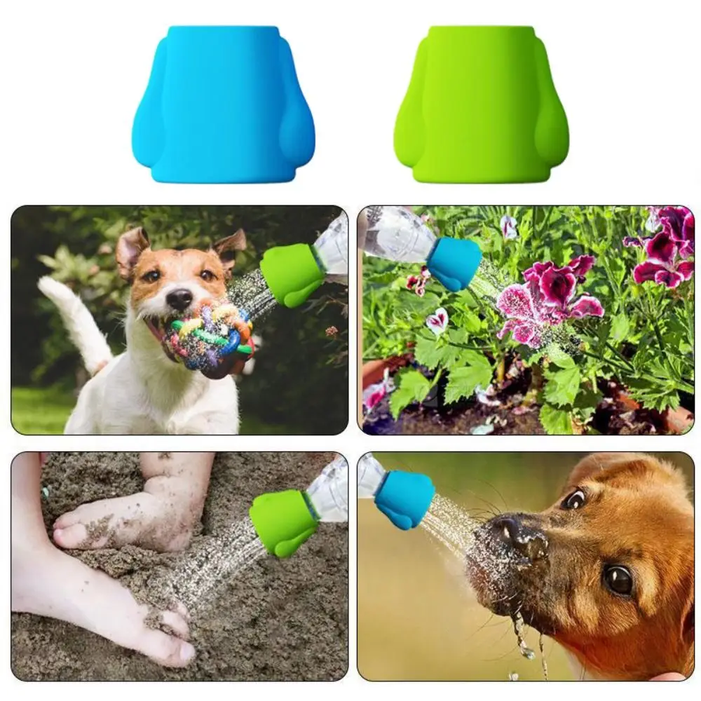 Портативная универсальная насадка для душа с бутылкой воды мягкая силиконовая