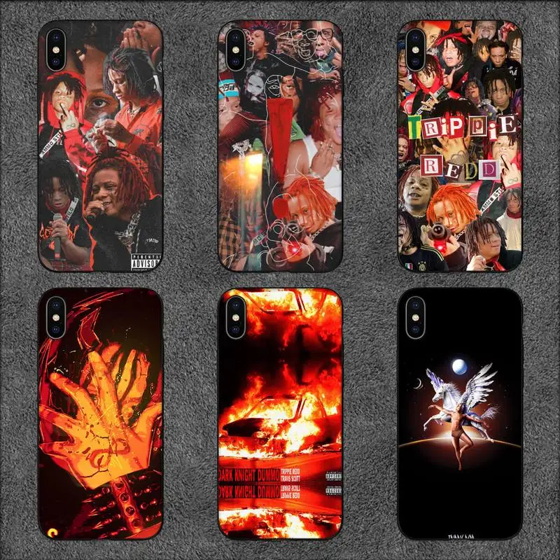 

Trippie-R-Redds Phone Case For iPhone 11 12 Mini 13 14 Pro XS Max X 8 7 6s Plus 5 SE XR Shell