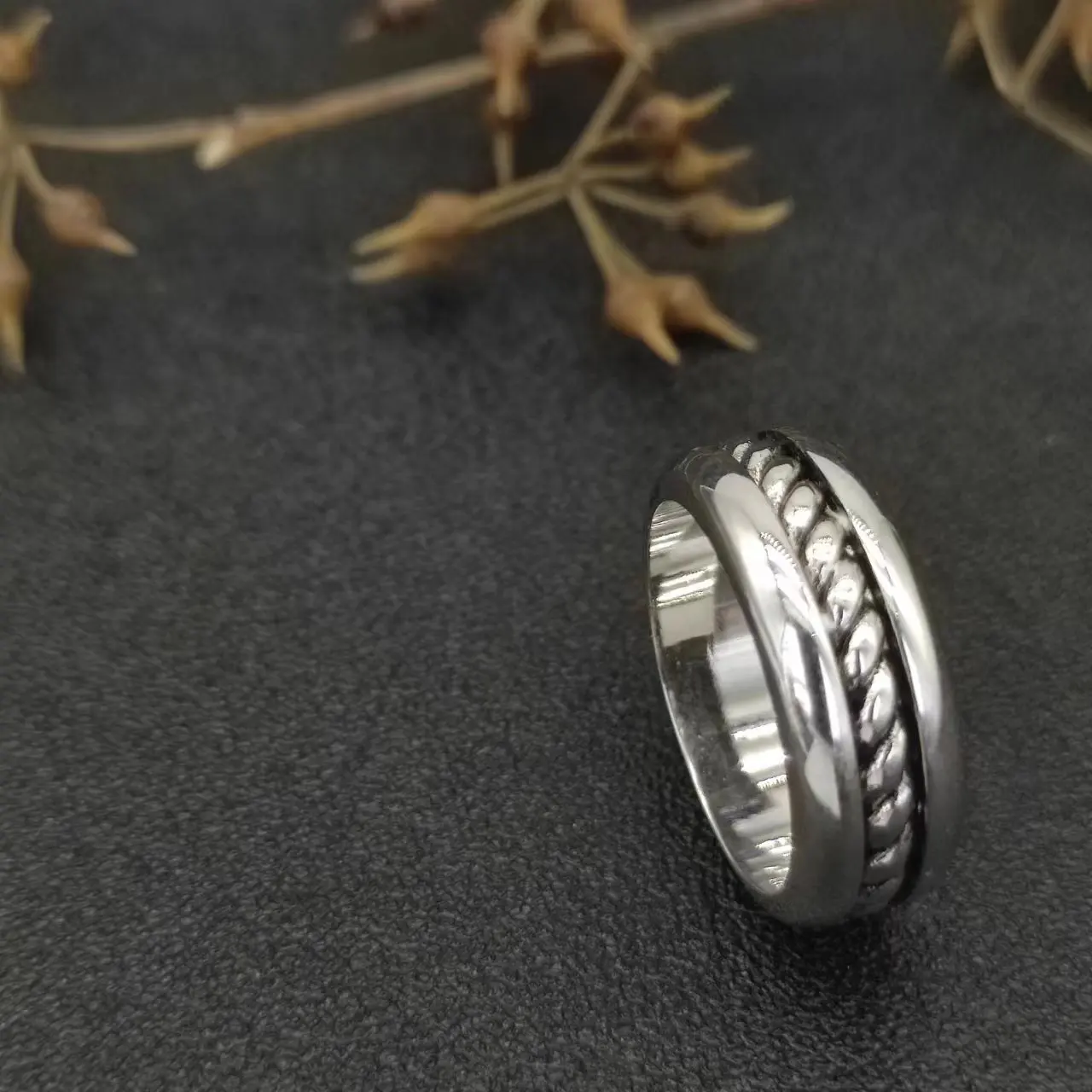 

New DY Sterling Silver Ring Fashionable Trendy Unisex Couple Simple and Versatile Jewelry Gifts Free Shipping