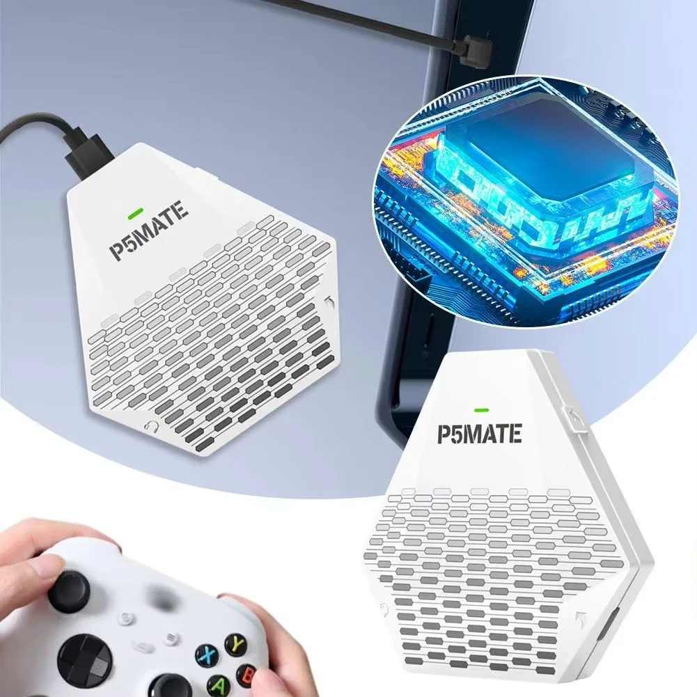 Фото Для PS5 двойной беспроводной игровой контроллер конвертер для BESAVIOR P5mate конвертер 1000 Гц высокоскоростной звуковой эффект HD №2