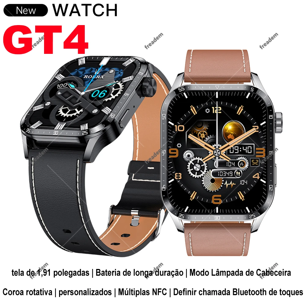 

Смарт-часы GT4, 2022 дюйма, NFC, IP68, С Пульсометром