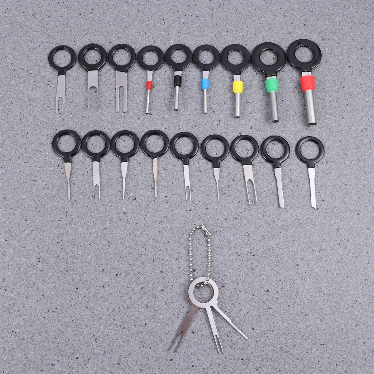 

21 Pin Release Terminal Extractor Needle Remove Tool Practical Wiring Harness Car