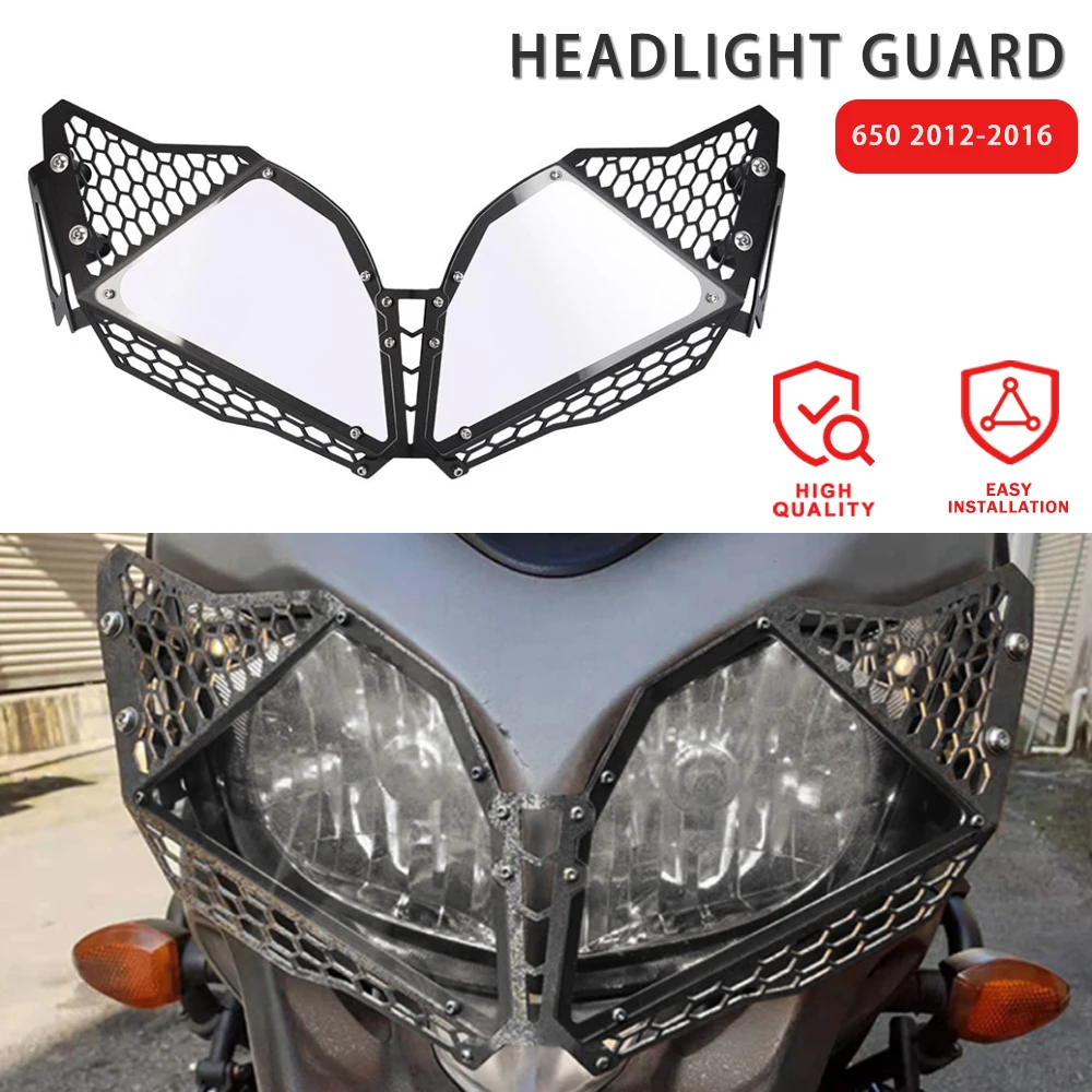 

V-Strom 650 XT Motorcycle Accessories Headlight Guard Grille Protector For Suzuki VSTROMXT VSTROM650 2016 2015 2014 2013 2012